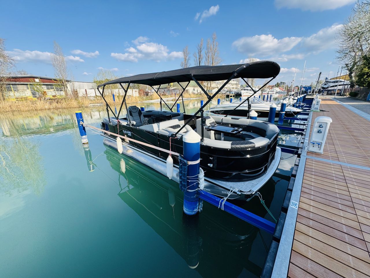 Elektromos Pontoon Hajóbérlés Balaton 5